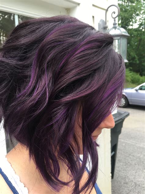 Pravana violet and wild orchid | Short purple hair, Short hair color, Hair styles