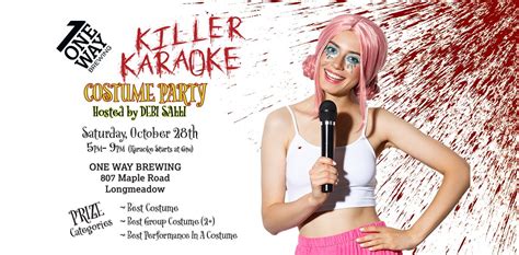 Spooktacular Killer Karaoke Costume Party — ONE WAY BREWING