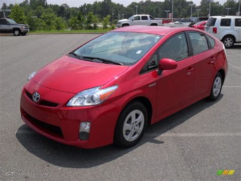 2010 Barcelona Red Metallic Toyota Prius Hybrid II #51576316 | GTCarLot ...