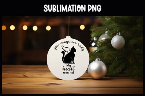 Pet Memorial Christmas Ornament SVG | Christmas round SVG