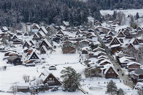 Shirakawa-go village stock photo. Image of valley, roof - 28060378