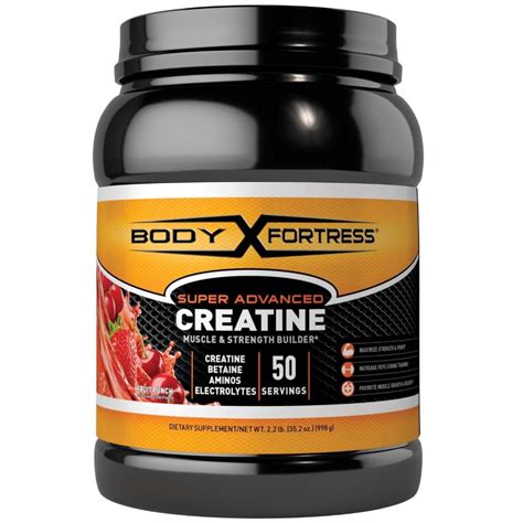 Body Fortress 100% Pure Creatine HCL Powder, Lemon Lime, 100 Servings - Walmart.com - Walmart.com