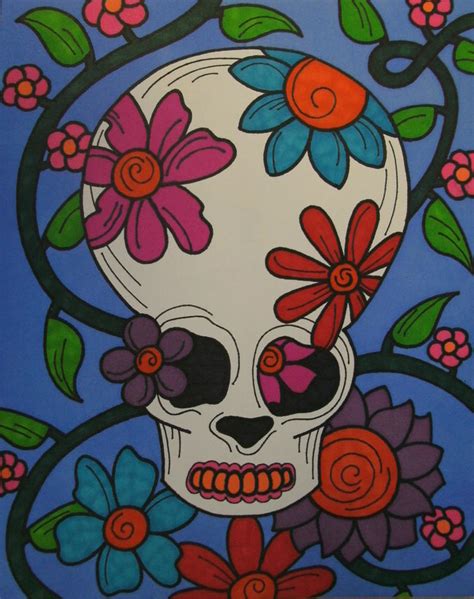 Hippie Skull by ToniTiger415 on DeviantArt