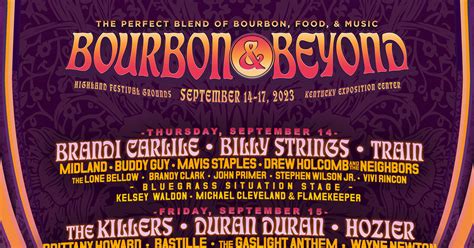 Bourbon & Beyond releases 2023 lineup