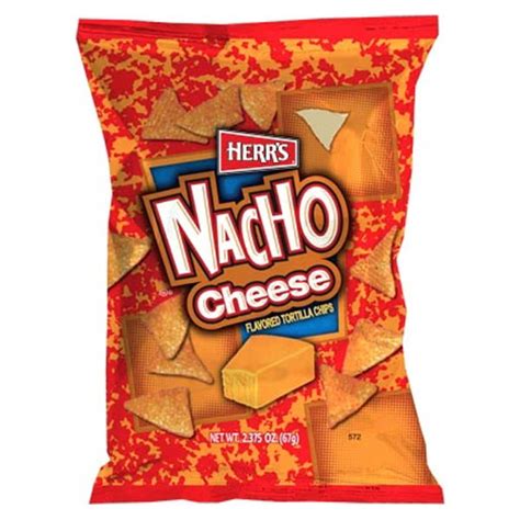 Herr's Nacho Cheese Tortilla Chips 1 oz Bags - Pack of 72 - Walmart.com