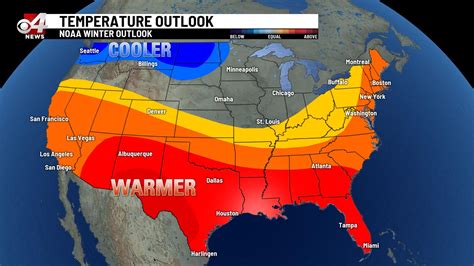 NOAA winter outlook calls for warmer, drier winter for Texas | KVEO-TV