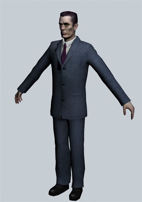 G-Man - Half-Life character 3d model 3ds max files free download - CadNav