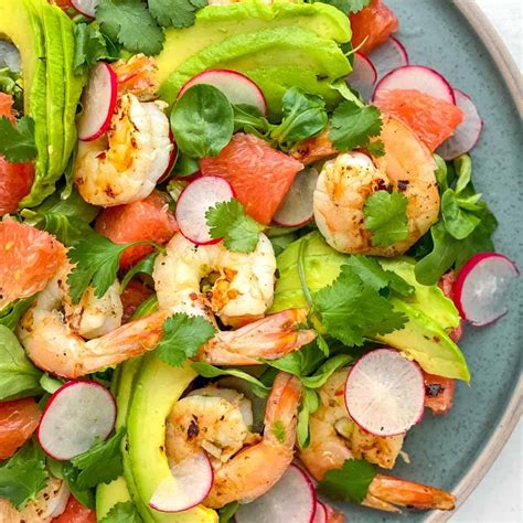 Prawn Salad with Avocado - The Devil Wears Salad