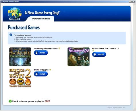 Big Fish Games: Customer CDs Screenshots for Windows - MobyGames