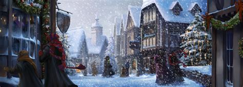 Hogwarts Castle Wallpaper Winter