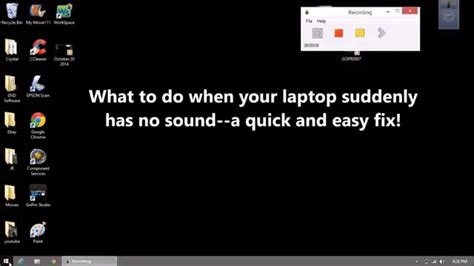 What to Do When Your Computer (Laptop) Suddenly Has No Sound Fast Fix - YouTube