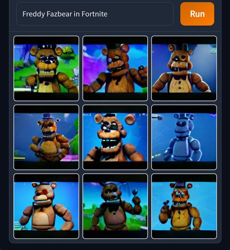 Freddy Fazbear in Fortnite : weirddalle