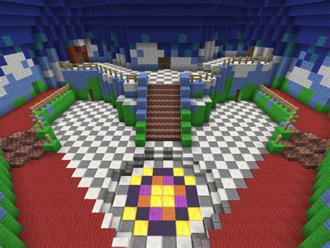 Complete and accurate Peach's Castle from Super Mario 64 Minecraft Project