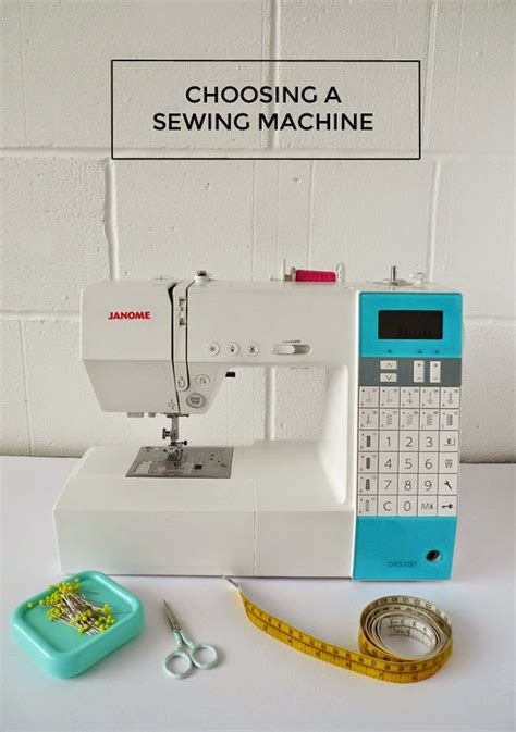 Tilly and the Buttons: Choosing a Sewing Machine