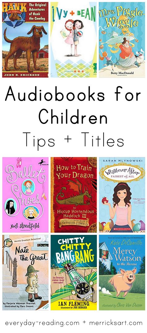 Audiobook Tips and Titles for Children - Everyday Reading