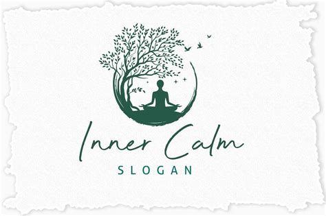 Inner Calm Logo Template by vraione on @creativemarket Logo Nature ...