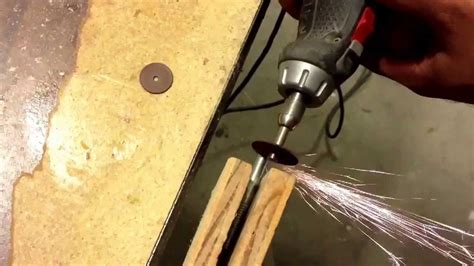 How To Cut Through Metal and Remove A Bolt Head - YouTube