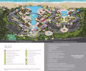 Resort Map | The Westin Lagunamar Ocean Resort | Cancun, Mexico