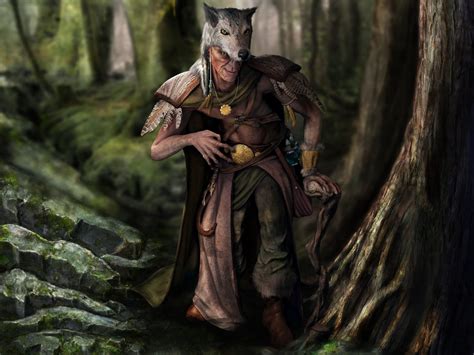 Download Druid Fantasy People Wallpaper