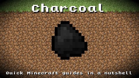 Minecraft - Charcoal! Recipe, Item ID, Information! *Up to date!* - YouTube