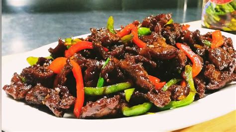 Beef chilli dry recipe || made with Mama Sita's Oyster sauce || easy beef chili Dry recipe - YouTube