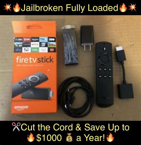 🔥Fire Tv Stick with Kodi🔥 (Jailbroken - Fully Loaded) | Fire tv stick ...