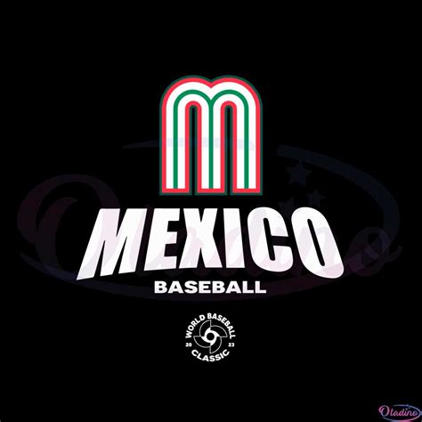 Mexico Baseball LEGENDS 2023 World Baseball Classic Svg