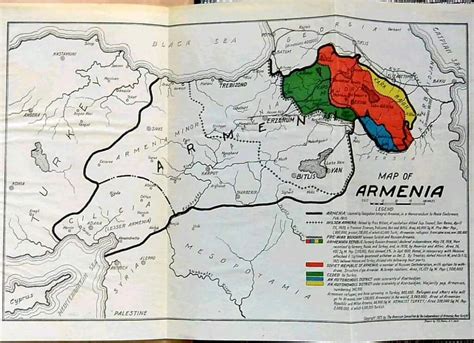 A map from the book 'The Lausanne treaty - Turkey and Armenia 1926 ...