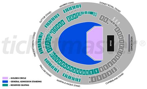 Pearl Jam Seating Map - Engie Stadium (Giants Stadium / Sydney ...