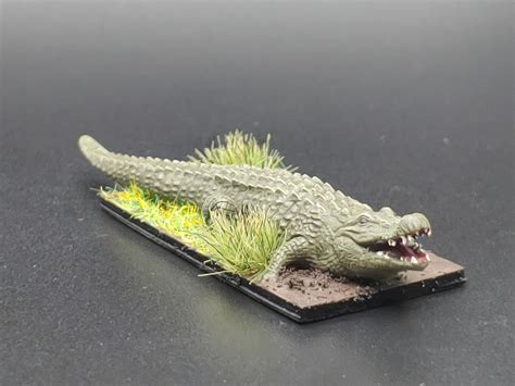 Resin 3d Printed Alligator/crocodile D&d/pathfinder - Etsy