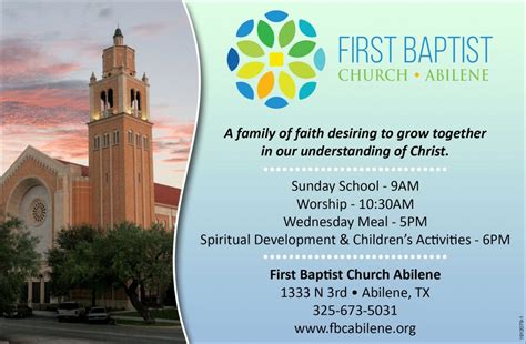 First Baptist Church Abilene – Dyess Air Force Base