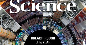 Discovery of Higgs Particle Chosen As Scientific Breakthrough of the Year by the AAAS