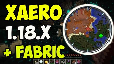 How to install the Xaero minimap mod in Minecraft 1.18.2 (FABRIC) - McModx