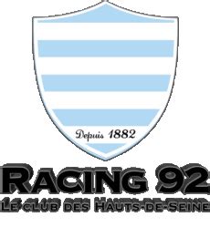 GIF Racing 92 France Rugby Club Logo Sports