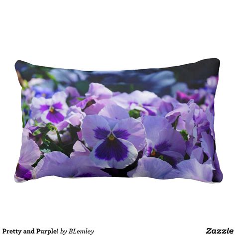 Pretty and Purple! Lumbar Pillow Lumbar Pillow, Find Art, Perfect Gift ...