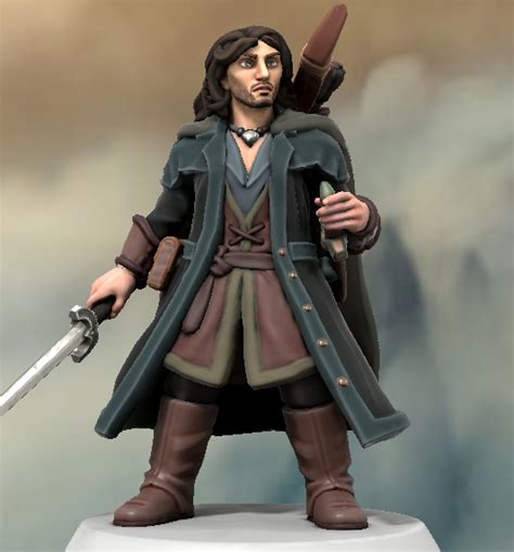 Aragorn, son of Arathorn : r/HeroForgeMinis