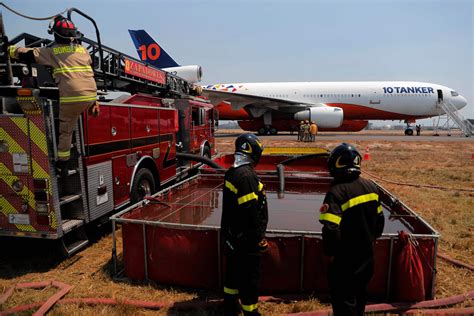 Photos of the devastating forest fire in Chile