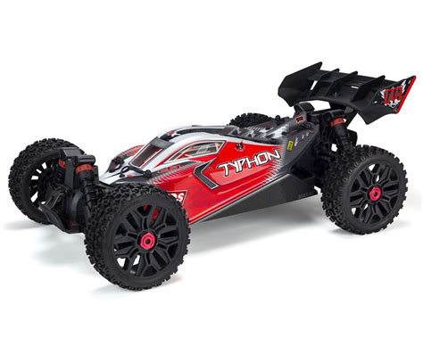 Arrma Typhon 3S BLX Brushless RTR 1/8 4WD Buggy (Black/Red) [ARA102696 ...