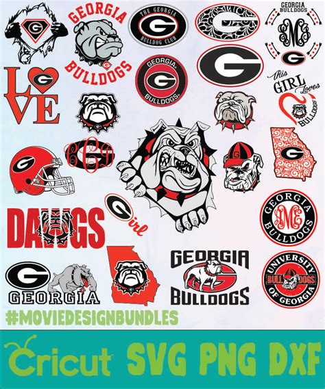 Free Ga Bulldog Clipart Face