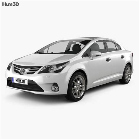 Toyota Avensis sedan 2014 3D model - Vehicles on Hum3D