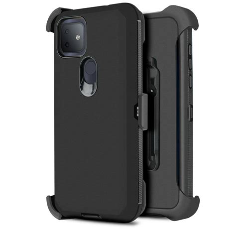 for T-Mobile Revvl 5G Phone Case Dual Layer Full-Body Rugged Clear Back ...