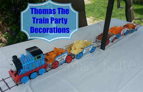 Thomas The Train Party Decorations - The Exploring Family