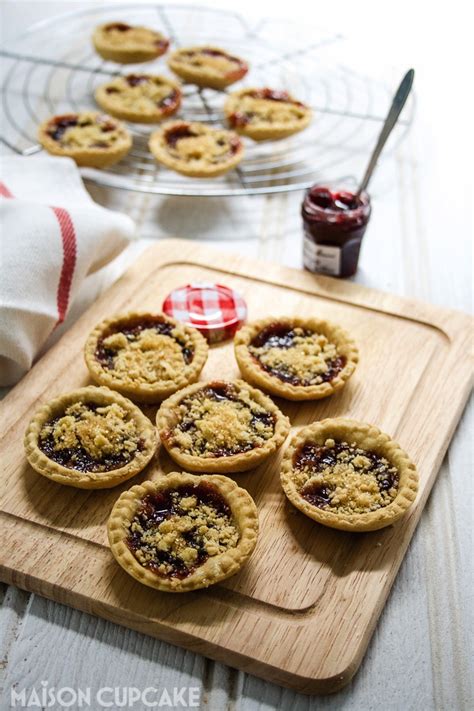 Crumble Topped Jam Tarts with Dairy Free Pastry