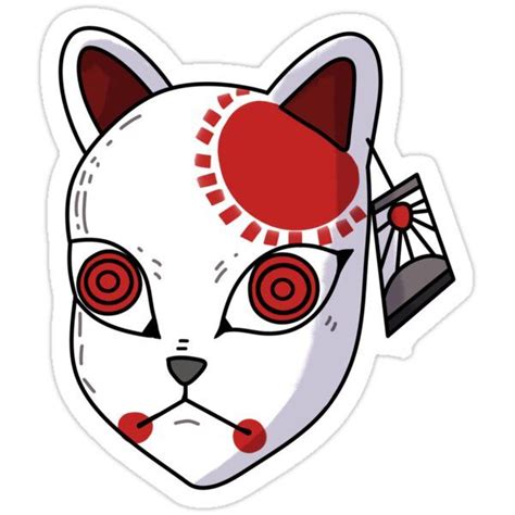 Tanjiro Mask Sticker by Little Oni in 2022 | Anime stickers, Slayer tattoo, Anime tattoos