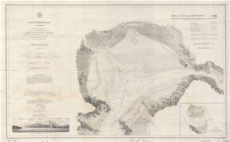 San Pablo Bay, California.: Geographicus Rare Antique Maps