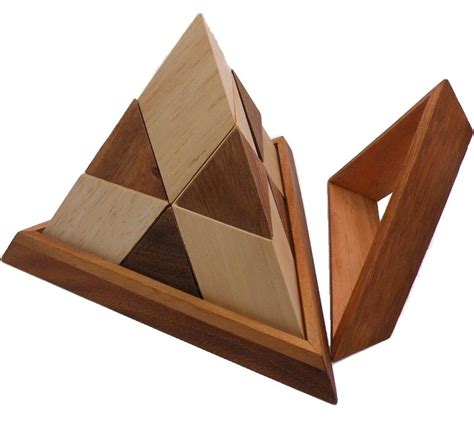 Luxor Egyptian Pyramid - Wooden Puzzle Brain Teaser