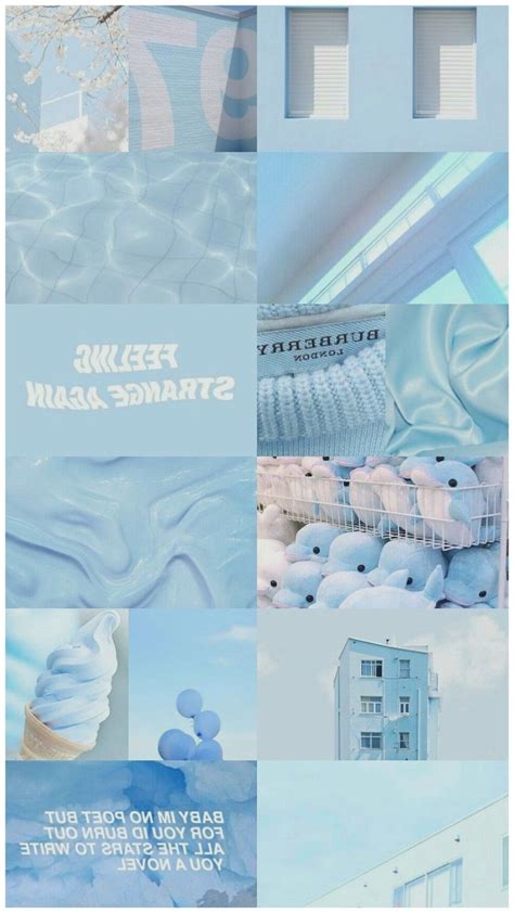 Aesthetic Cute Pastel Blue Background - Gets Perangkat Sekolah