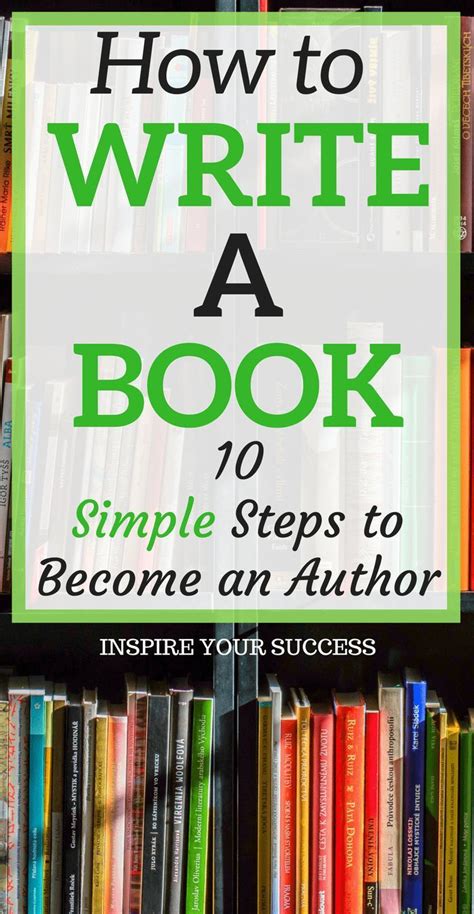 How to Write A Book (10 Simple Steps) - Inspire Your Success | Writing a book, Book writing tips ...