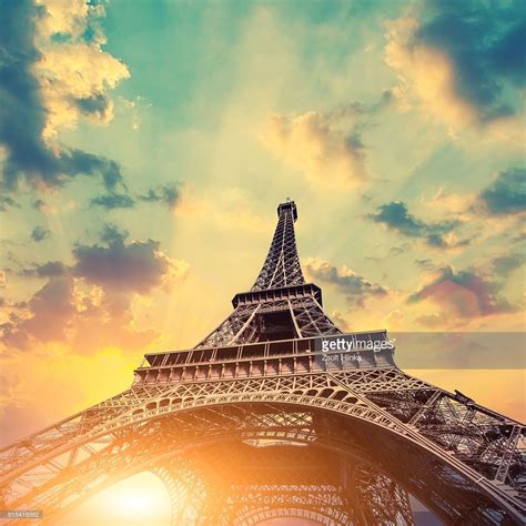 Eiffel Tower in the sunset, Paris, France | Eiffel tower, Paris eiffel tower, Tower