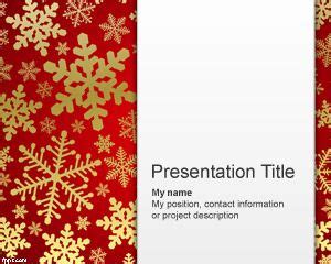 Free Snowflake PowerPoint Template & Presentation Slides